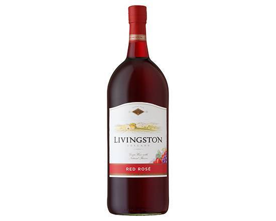 Order Livingston Cellars Red Rose Wine, 1.5L blush wine (8.5% ABV) food online from Signal Liquor store, Signal Hill on bringmethat.com