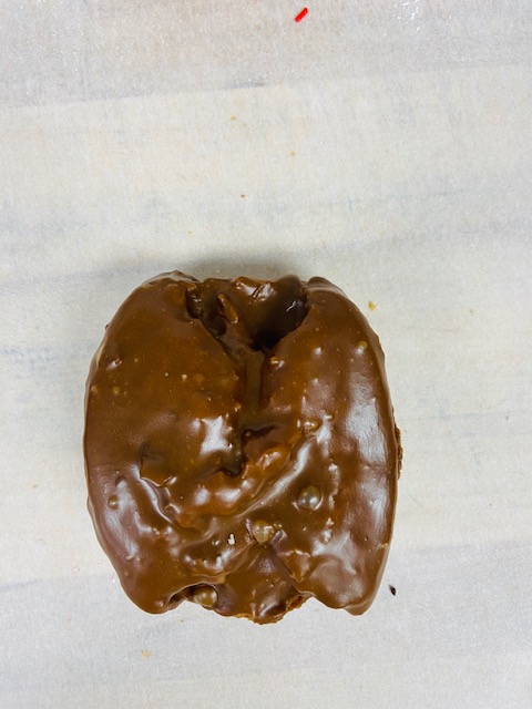Order Chocolate Buttermilk Bar Donut food online from Highland Donuts store, Bakersfield on bringmethat.com