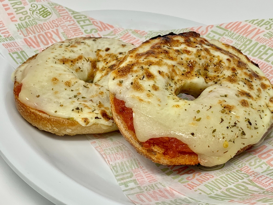 Order Pizza Bagel food online from THB Bagelry + Deli of Columbia store, Columbia on bringmethat.com