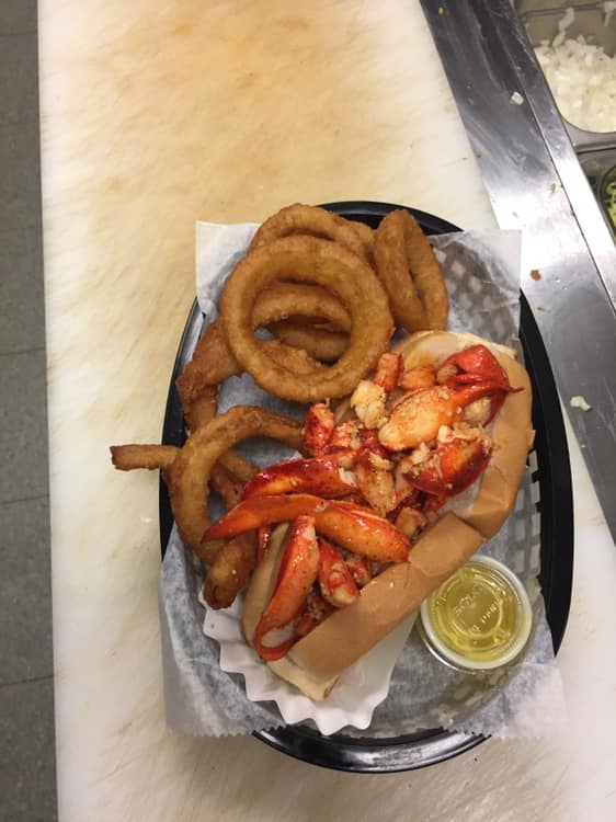 Order Hot Lobster Roll w/ Side food online from Big Steve Grill store, Plainville on bringmethat.com