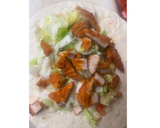 Order Spicy Chicken Wrap Only food online from Kennedy Fried Chicken store, Monticello on bringmethat.com
