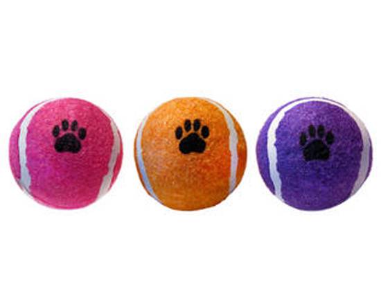 Order Scoochie Pets Tennis Ball  food online from What The Fluff? Pet Store & More! Llc store, Woodridge on bringmethat.com
