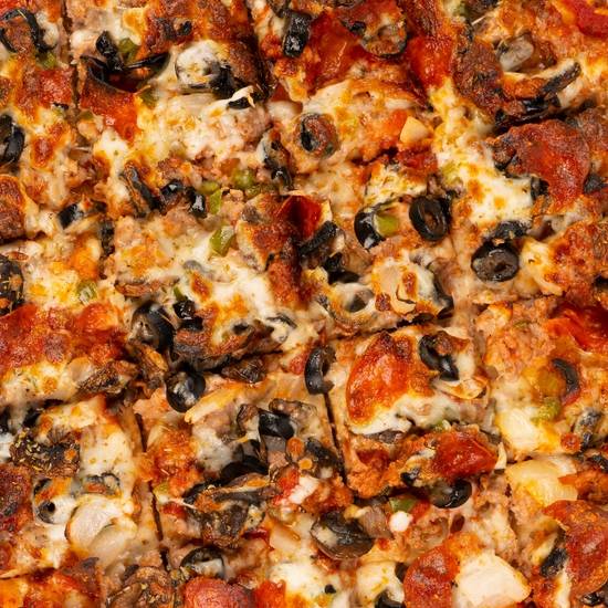 Order 12" Create Your Own Pizza food online from Exlines Best Pizza In Town store, Memphis on bringmethat.com