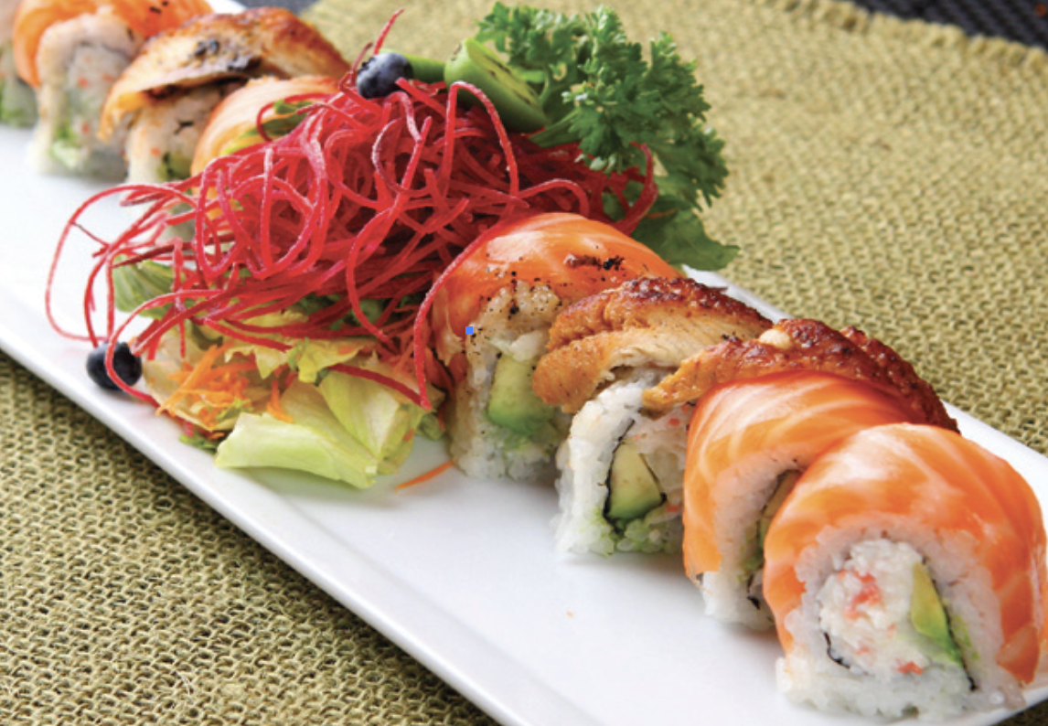 Order Tiger Roll food online from Tenno Sushi store, Los Angeles on bringmethat.com