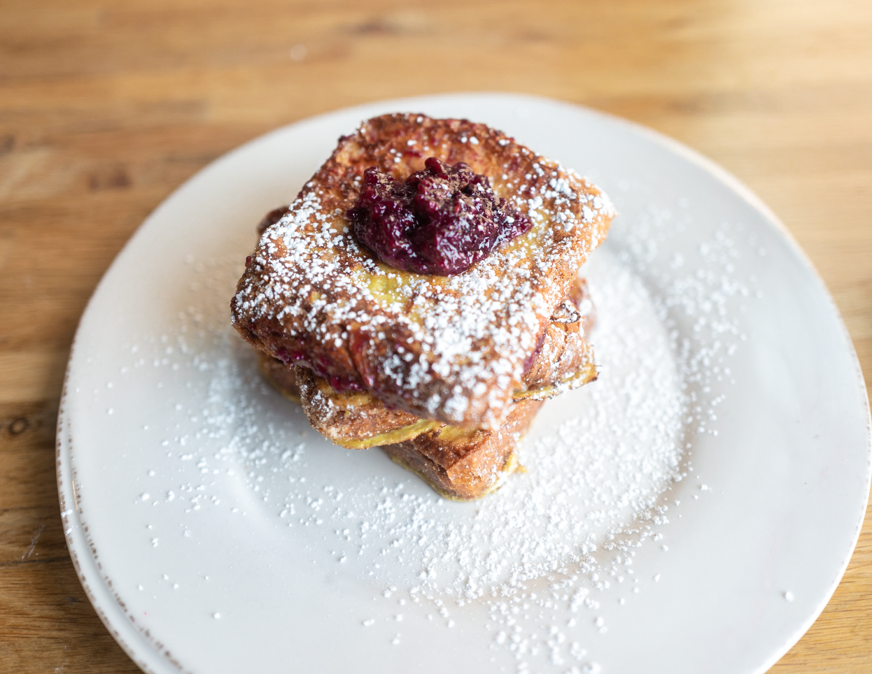 Order Jelly Donut French Toast  food online from Iron Rooster store, Cockeysville on bringmethat.com