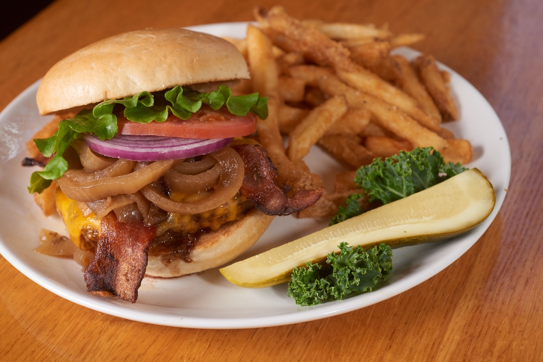 Order Smokehouse BBQ Burger food online from Sylvan Street Grille store, Salisbury on bringmethat.com