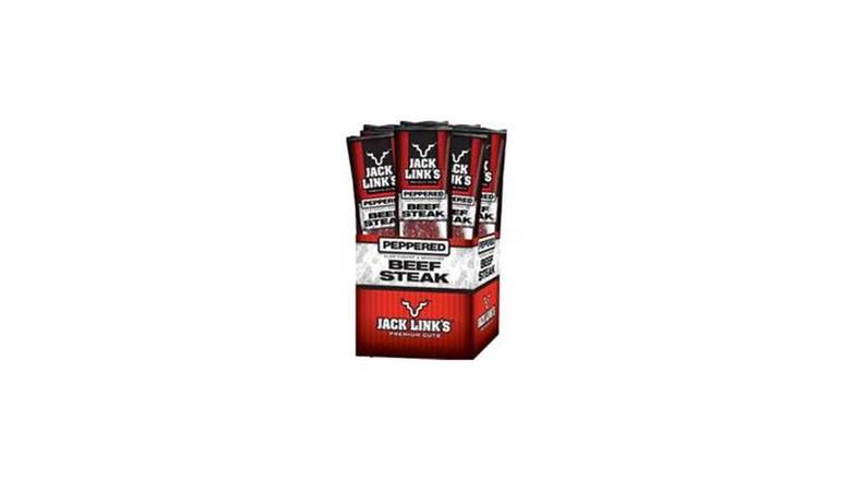 Order Jack Link'S Beef Steaks, Protein Snack, Peppered - 12 Count food online from Route 7 Food Mart store, Norwalk on bringmethat.com