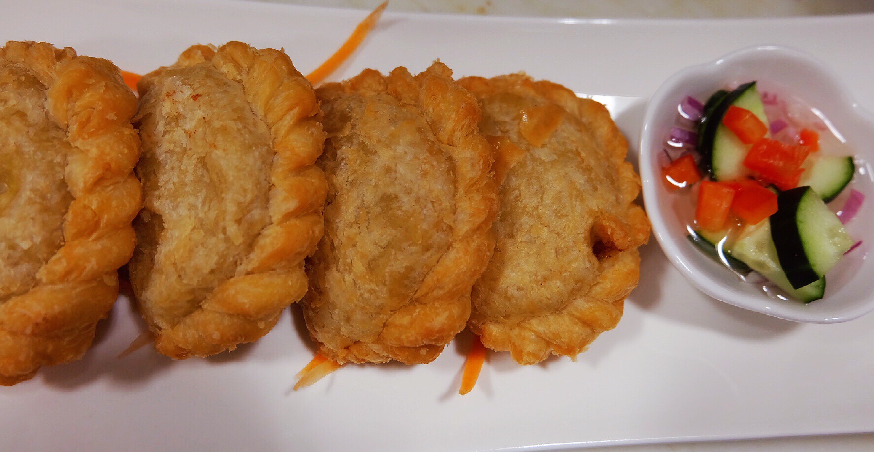 Order A5. Curry Puff food online from Papa Thai Chef store, Williamstown on bringmethat.com