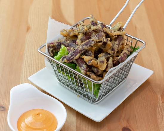 Order Sweet Ube Potato Fries food online from Tojo Kitchen store, Paramus on bringmethat.com