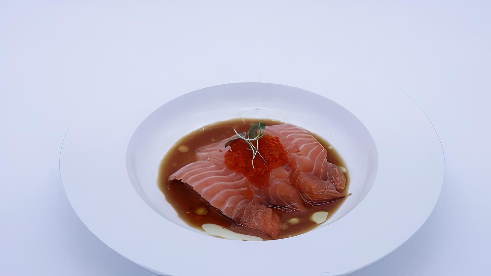 Order Orange Salmon food online from Sapporo Revolving Sushi store, Las Vegas on bringmethat.com