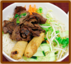 Order B2. Bun Thit Nuong Cha Gio food online from Pho & More Restaurant store, Houston on bringmethat.com