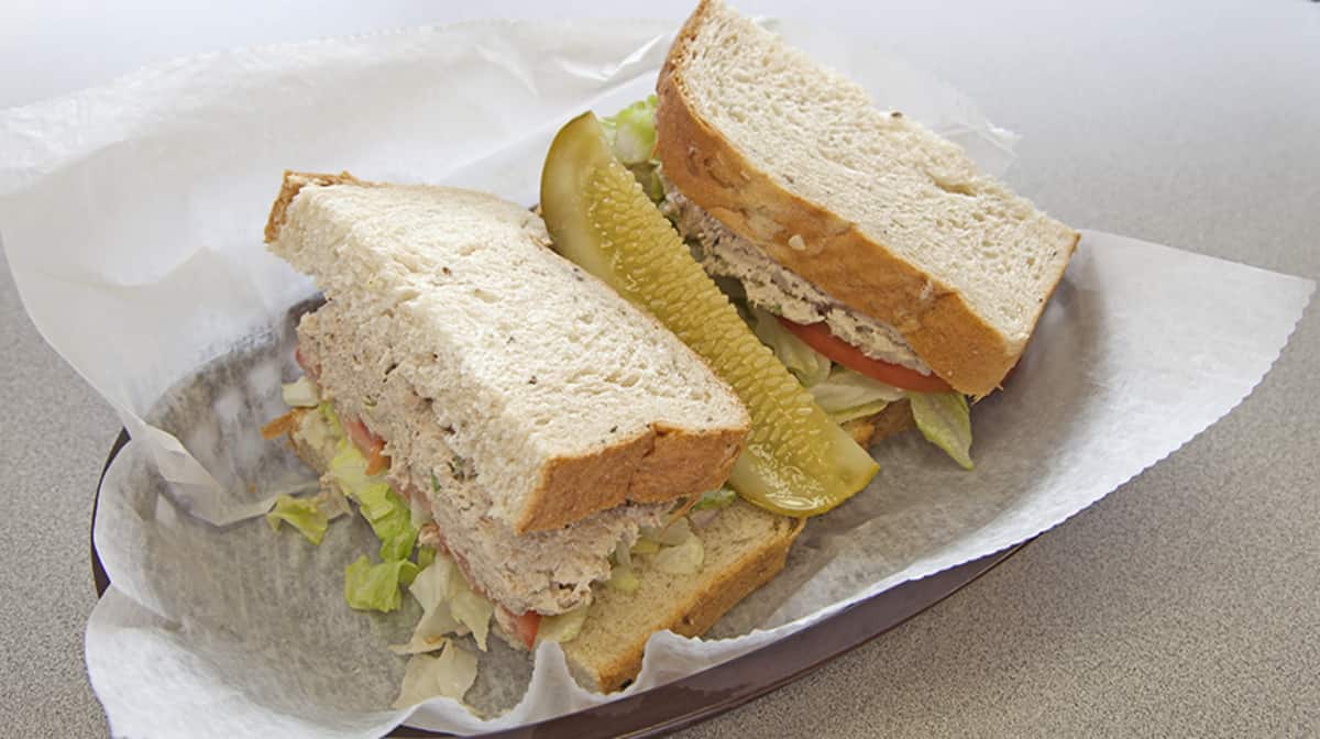 Order Tuna Salad Sandwich food online from Bob-O-Rino's Subs store, Chicago on bringmethat.com