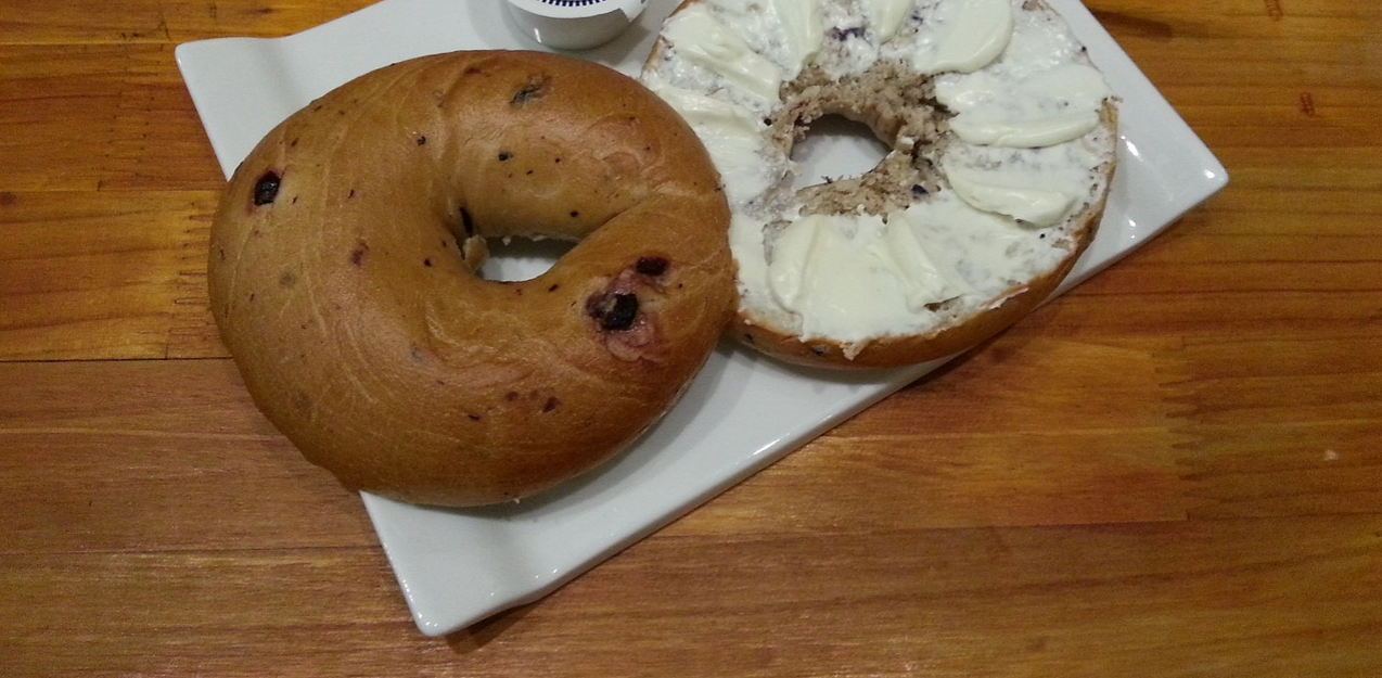 Order Bagel with Cream Cheese food online from Bagel Talk store, Neptune City on bringmethat.com