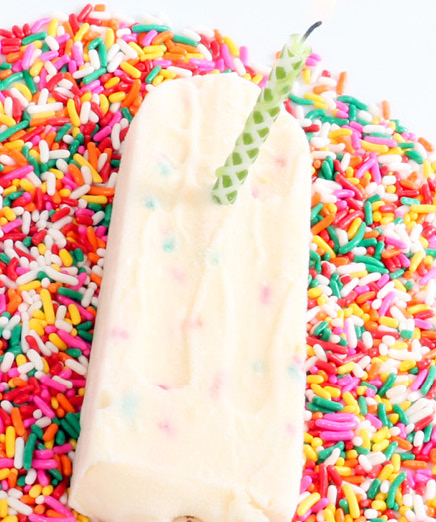 Order Birthday Cake Popsicle food online from Frios Gourmet Pops store, Rome on bringmethat.com