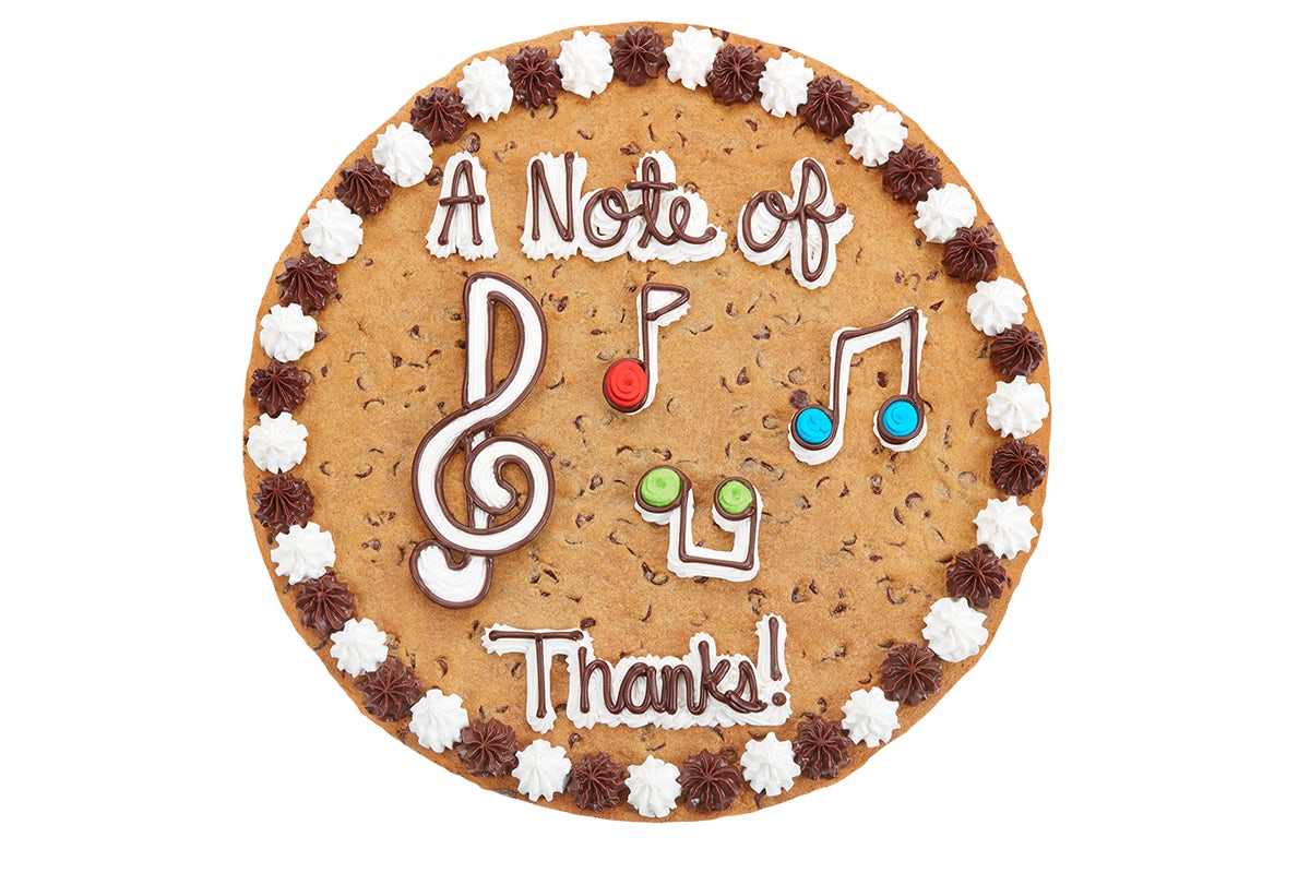 Order Note Of Thanks - O4006  food online from Great American Cookies - Bel Air Mall store, Mobile on bringmethat.com