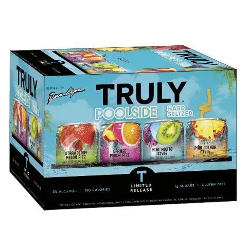 Order TRULY Poolside Hard Seltzer Variety 12 Pack 12oz Can food online from 7-Eleven store, Flagler Beach on bringmethat.com