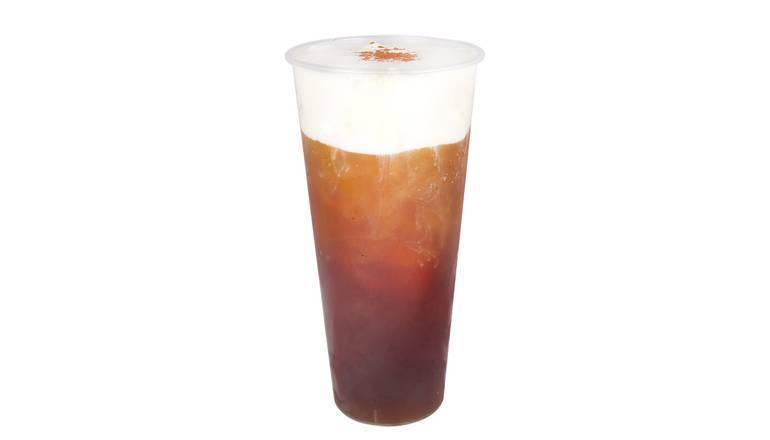 Order Cheese Foam Toffee Black Tea (TP) food online from Boba Time store, Glendale on bringmethat.com