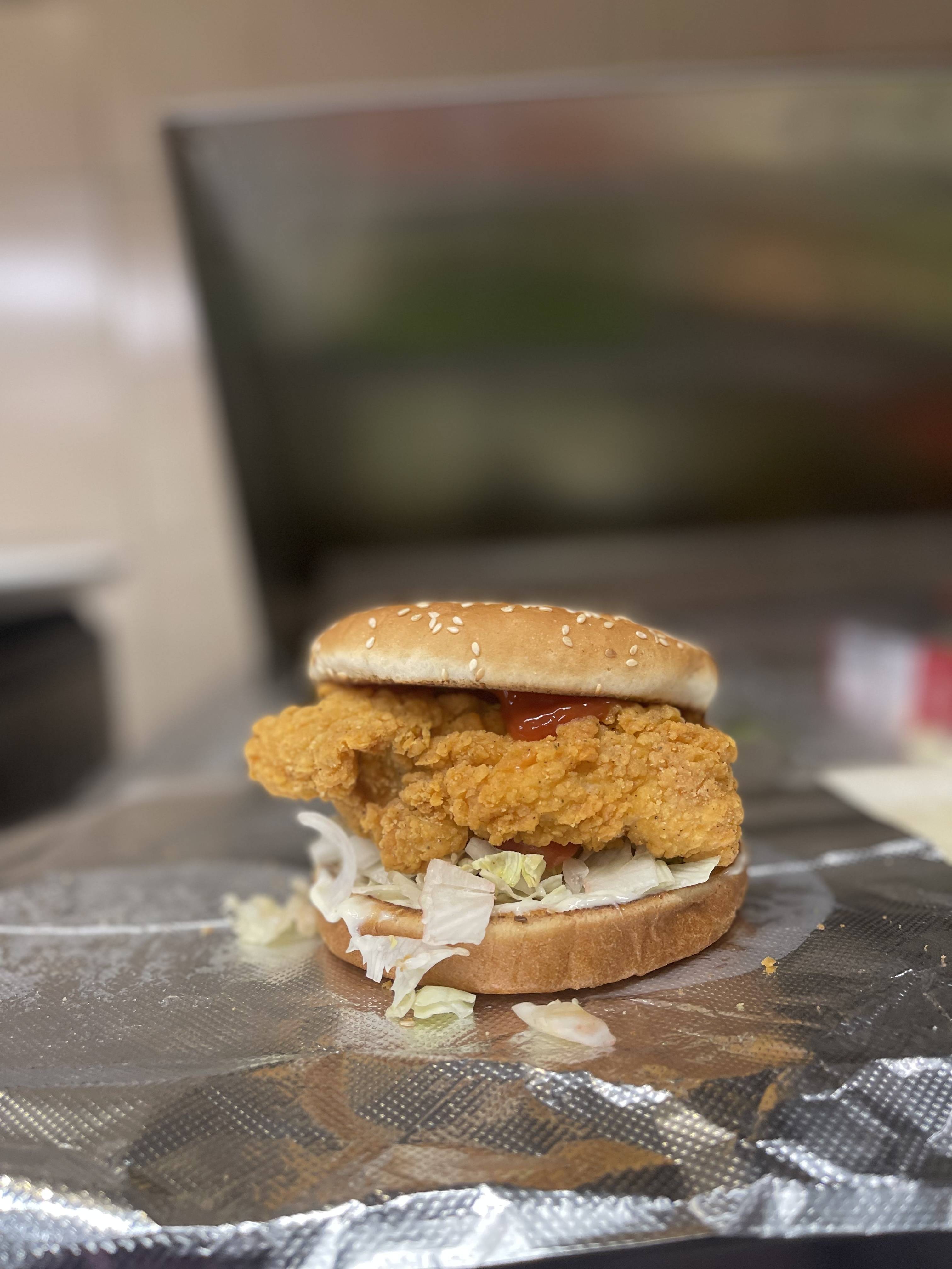 Order Zinger burger  food online from Kennedy Fried Chicken store, Monticello on bringmethat.com