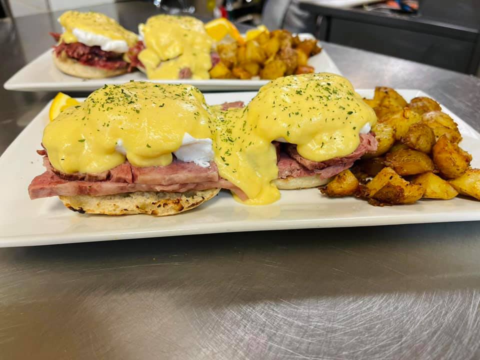 Order Ham Steak Benny food online from As Good As It Gets Cafe store, Norwood on bringmethat.com
