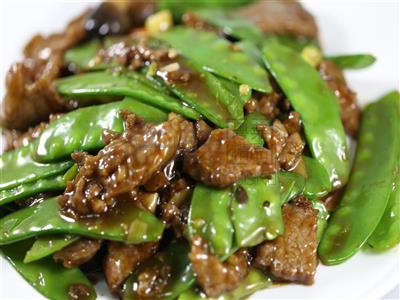 Order Beef with Snow Peas food online from MingHin Cuisine - Lakeshore East store, Chicago on bringmethat.com
