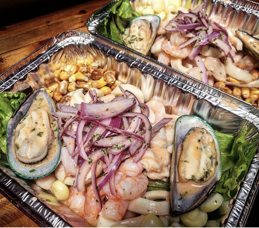 Order Ceviche Mixto food online from Sabor Peru Restaurant store, Caldwell on bringmethat.com