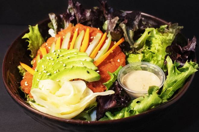 Order Spicy Tuna Salad food online from Blue Fish Sushi & Teriyaki store, Huntington Park on bringmethat.com