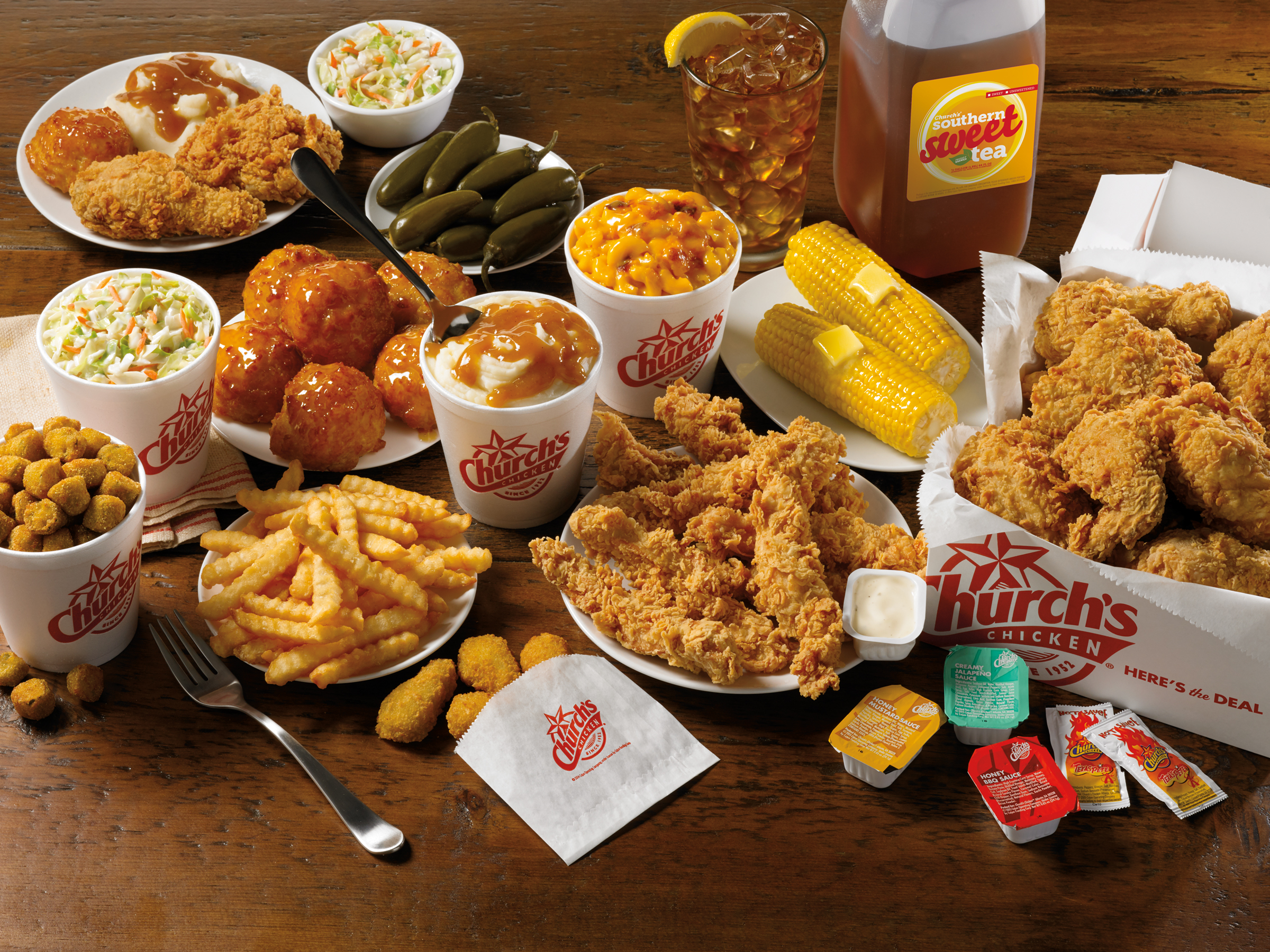 Order 9 Pieces Mixed Chicken & 12 Piece Texas Tenders™ Meal food online from Church Chicken store, Shreveport on bringmethat.com
