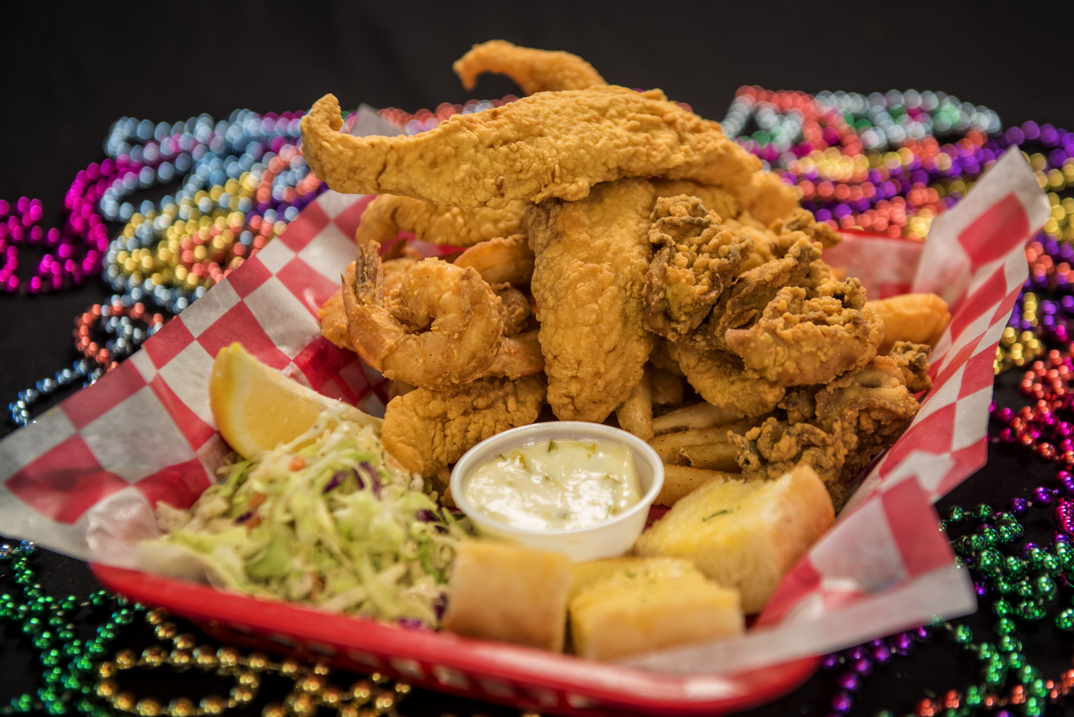 Order Large Seafood Platter food online from The Lost Cajun store, Fort Collins on bringmethat.com