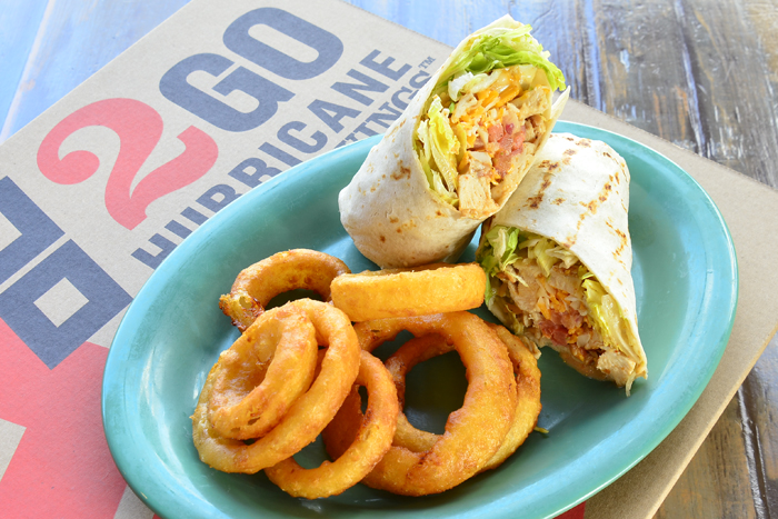 Order Cancun Chicken Wrap food online from Hurricane Grill & Wings store, Poughkeepsie on bringmethat.com