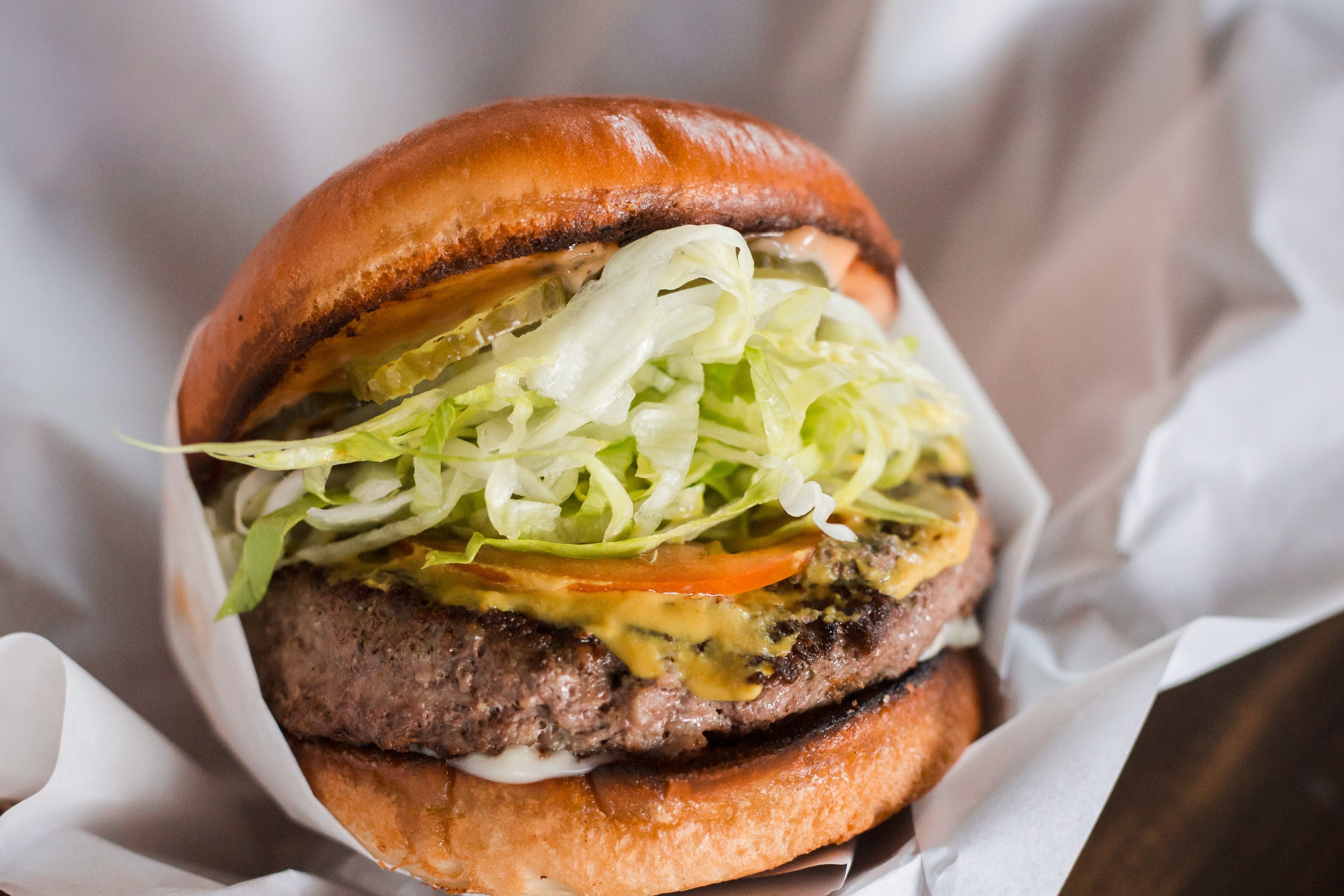 Order Cheeseburger food online from Brooklyn Burgers & Subs store, Los Angeles on bringmethat.com