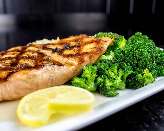Order Pan Seared Salmon food online from Gabriele's Bar and Grill store, Piscataway Township on bringmethat.com