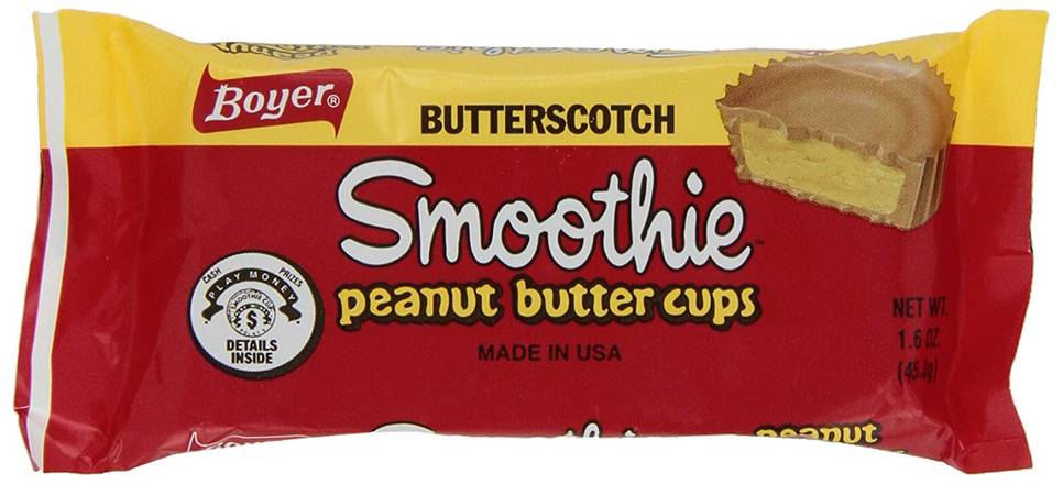 Order Boyer Butterscotch Peanut Butter Smoothie Cup Candy food online from Exxon Food Mart store, Port Huron on bringmethat.com