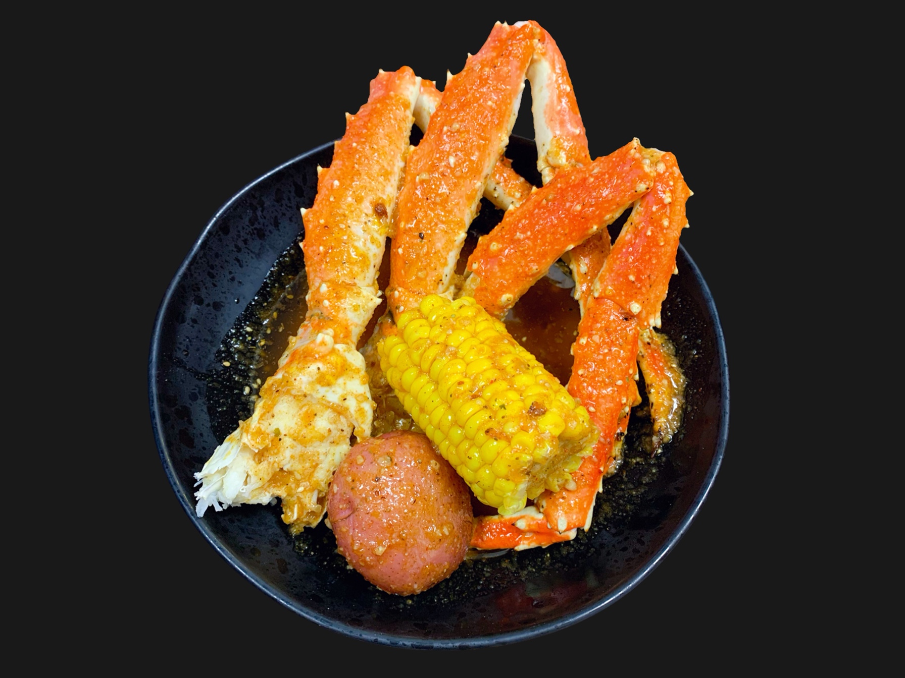 Order M.12 King Crab Legs food online from Captain King Seafood City store, Memphis on bringmethat.com