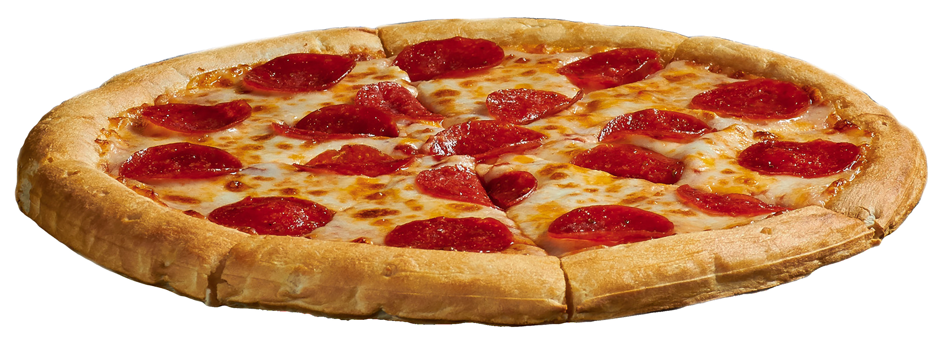 Order Large Pepperoni Pizza Whole Pie food online from Chevron Extramile store, Cameron Park on bringmethat.com