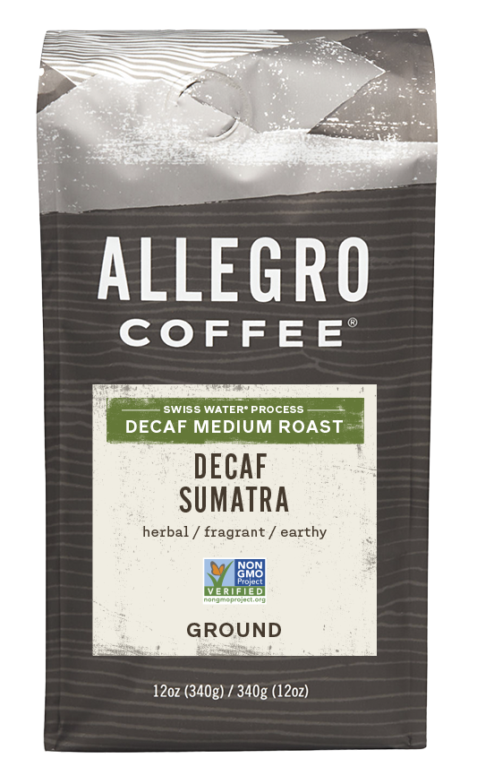 Order Decaf Sumatra food online from Allegro Coffee Company store, Wheaton on bringmethat.com