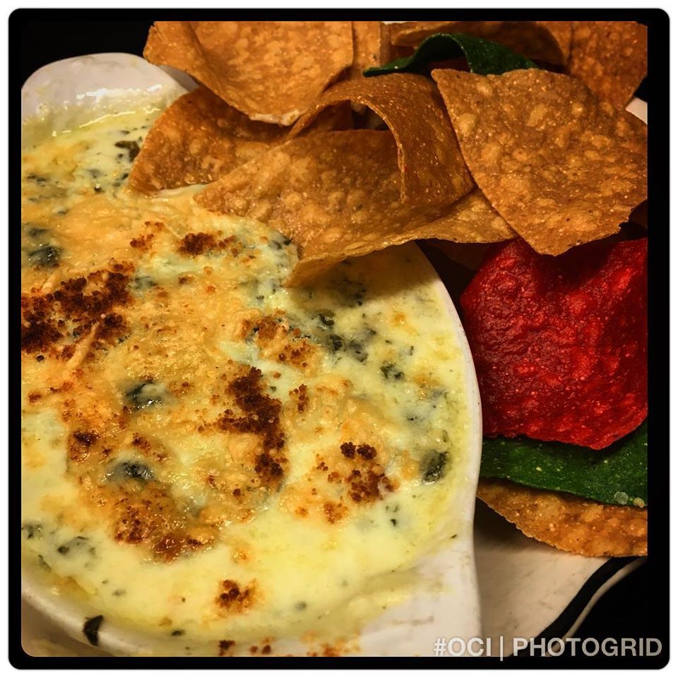 Order Spinach & Artichoke Dip food online from Old Canal Inn store, Nutley on bringmethat.com