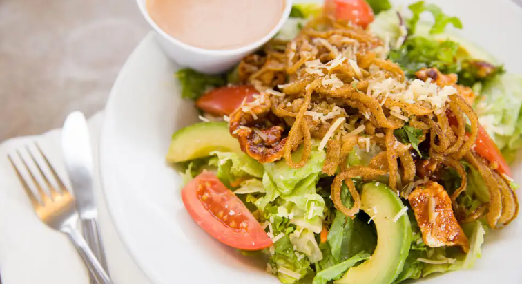 Order BBQ Chicken Salad food online from Danny Deli And Grill store, Ventura on bringmethat.com