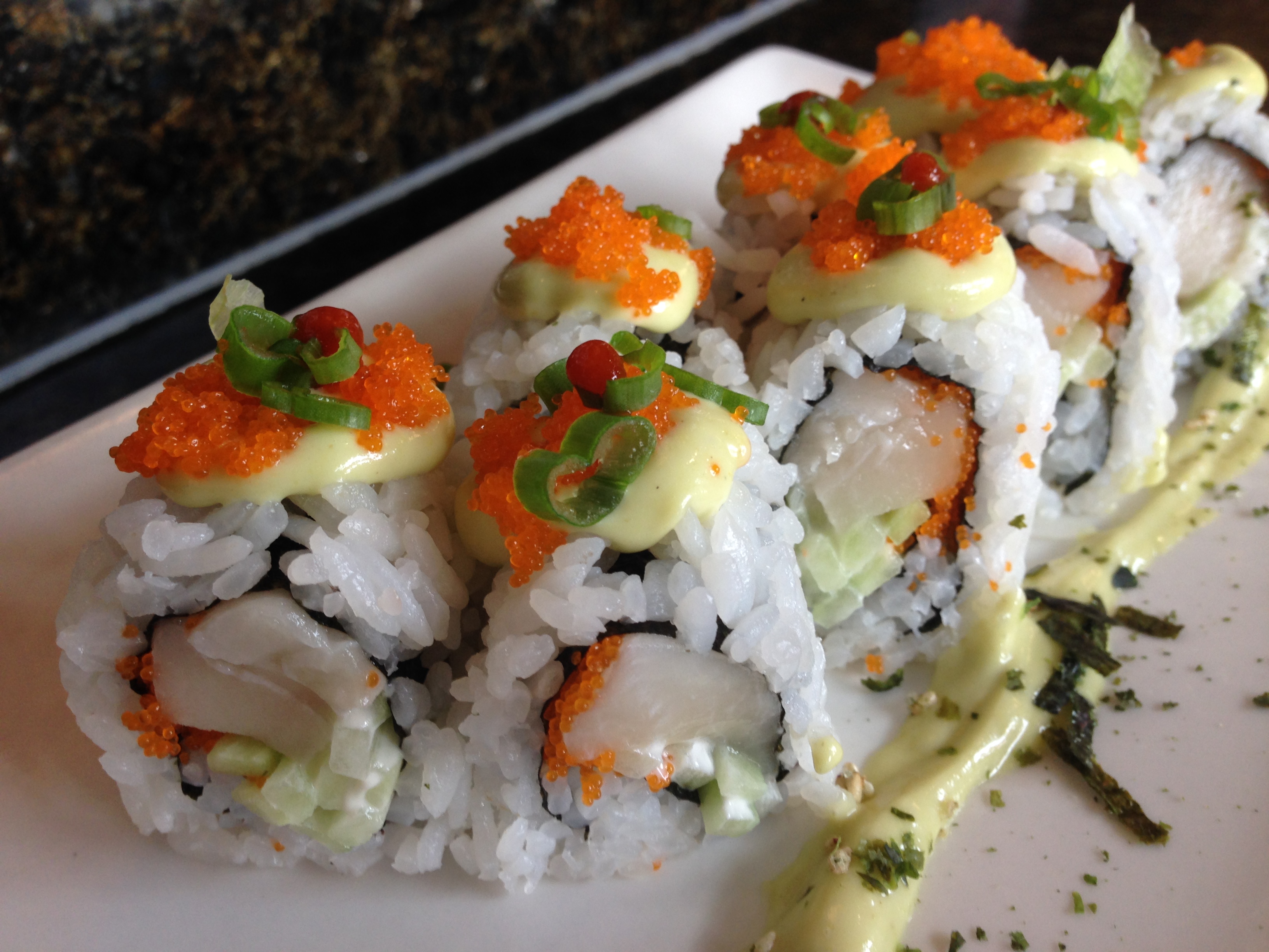 Order Green Wasabi Sushi Roll food online from Gogo Japan store, Oceanside on bringmethat.com