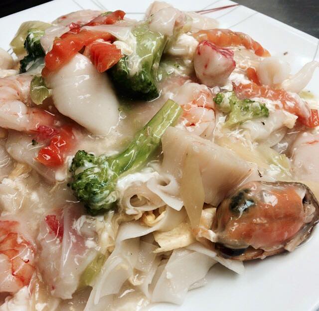 Order Seafood Chow Fun food online from Fusion Asian Bistro store, Buford on bringmethat.com