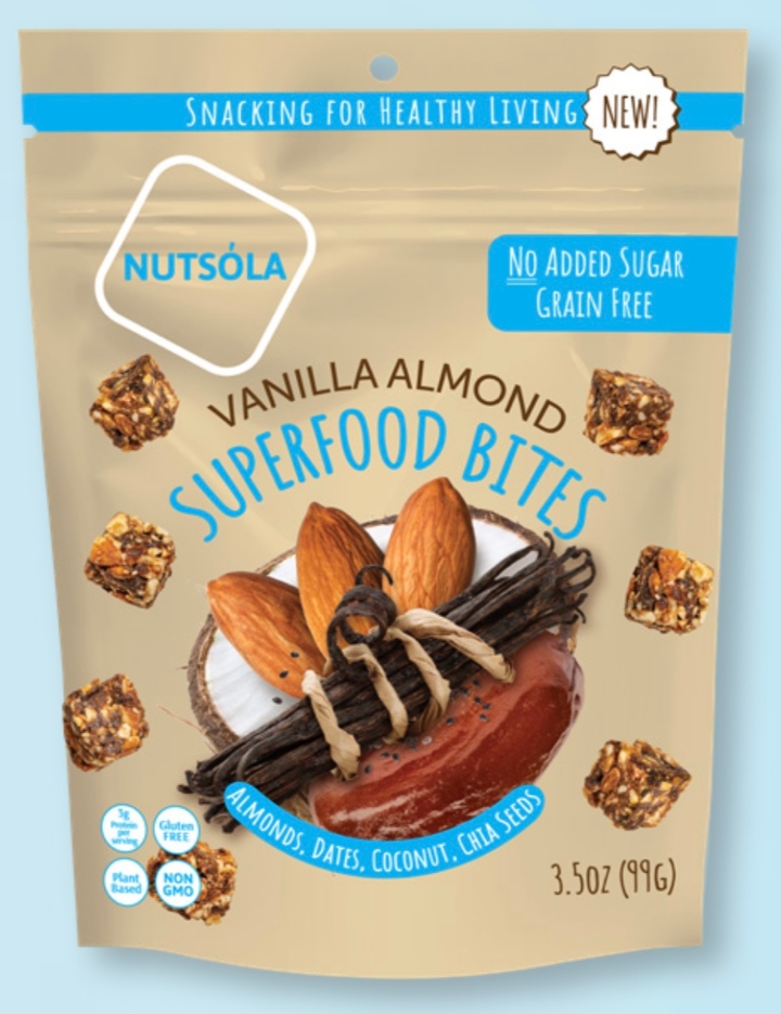 Order Vanilla Almond Superfood Bites food online from Halo Roasters store, Springfield on bringmethat.com