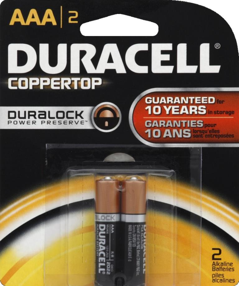 Order Duracell AAA 2Pk food online from Chevron store, Castro Valley on bringmethat.com