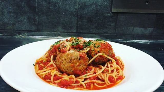Order Pasta with Meatballs food online from Nino's Pizza & Restaurant store, Hillsdale on bringmethat.com