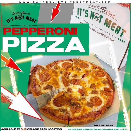 Order PEPPERONI LOVER'S PIZZA food online from Cant Believe It Not Meat store, Chicago on bringmethat.com