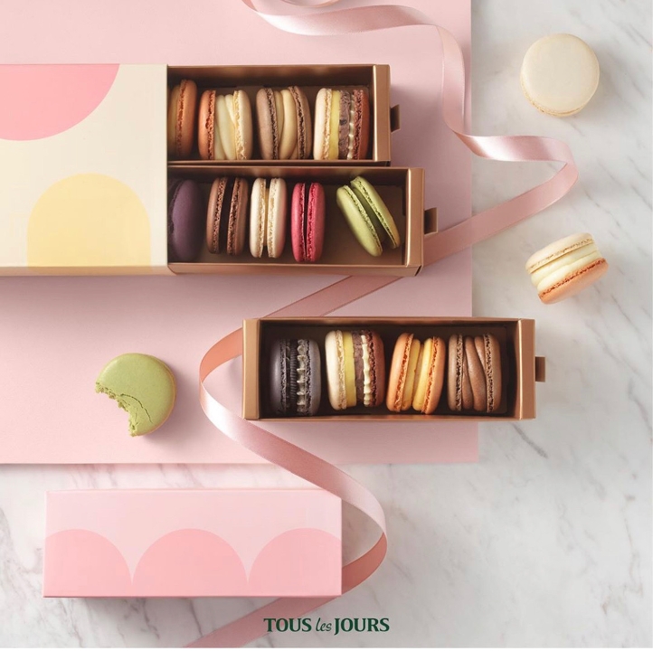 Order Macaron Set - 12 food online from Tous Les Jours store, Natick on bringmethat.com