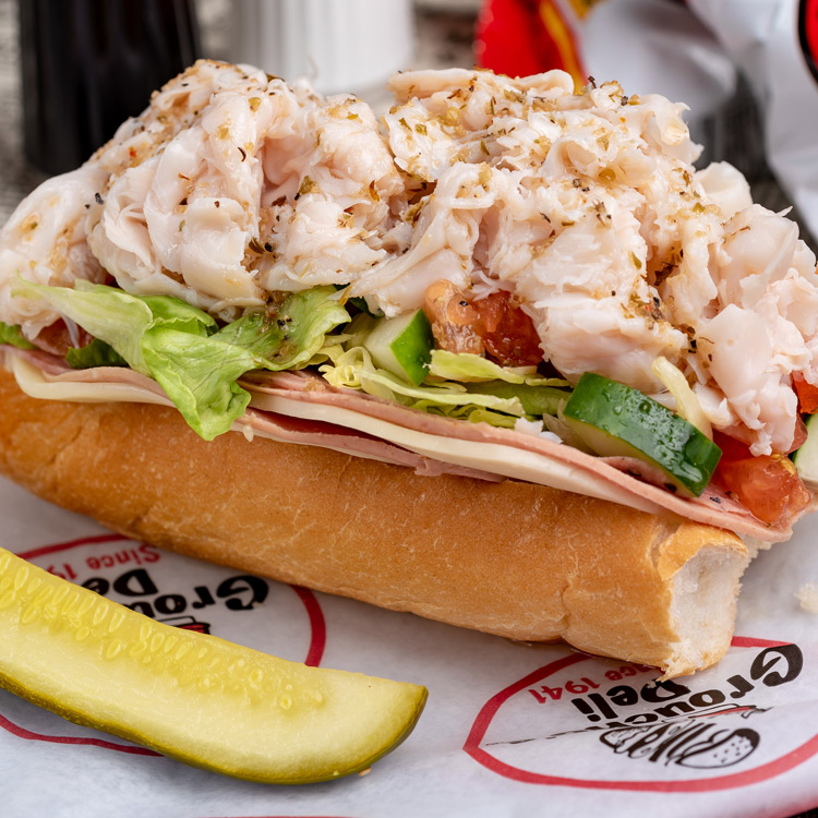 Order *Turkey Sub food online from Groucho's Deli store, Statesville on bringmethat.com