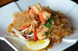 Order N3. Drunken Noodles (spicy) food online from Thai Amarin store, Springfield Township on bringmethat.com