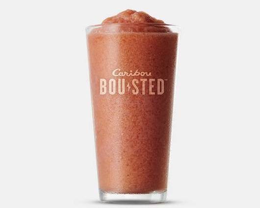 Order Blended BOUsted Strawberry Mango food online from Caribou Coffee store, Plymouth on bringmethat.com