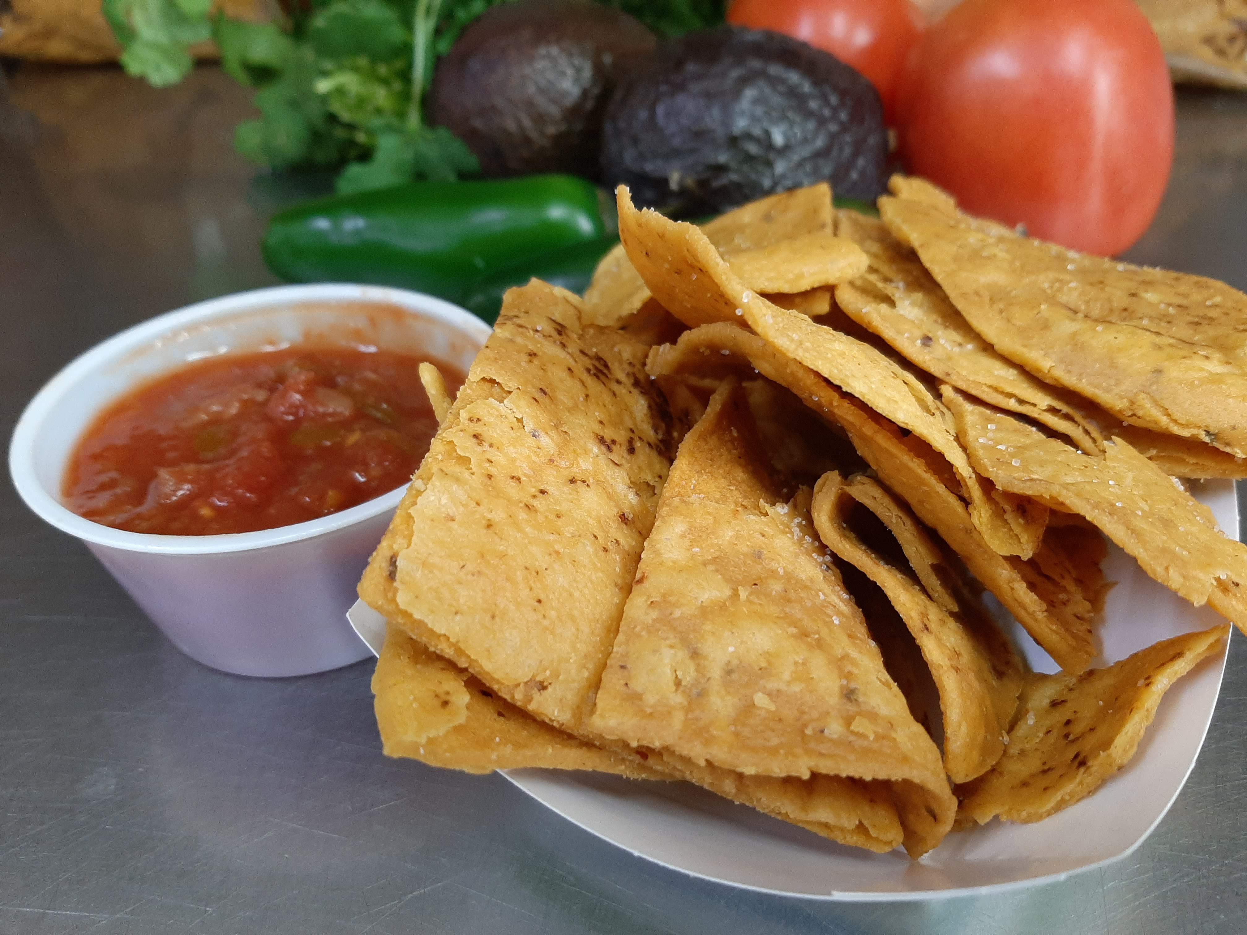 Order Chips and Salsa food online from Mr. Pizza and The Burrito Joint store, Ann Arbor on bringmethat.com