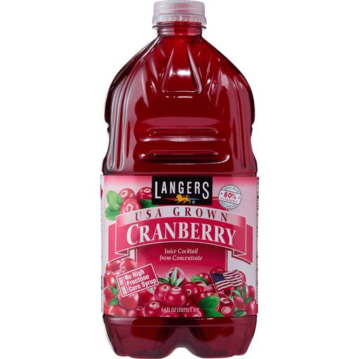 Order Langers Cranberry Juice (64 OZ) 100252 food online from Bevmo! store, Chico on bringmethat.com