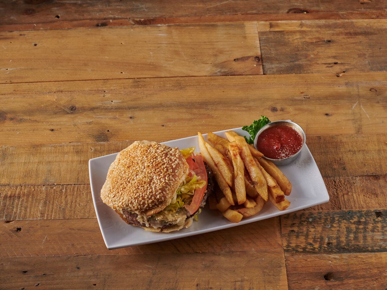 Order Cheeseburger Deluxe food online from Sazon Nunez store, Brooklyn on bringmethat.com